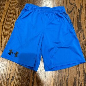 Under Armour Kids Shorts Size Medium Blue